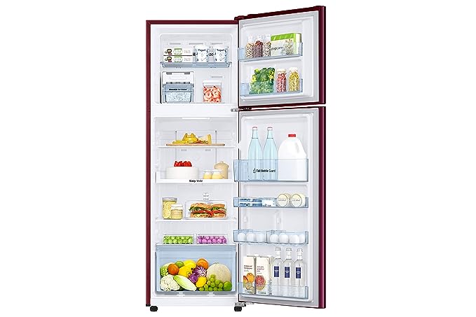 Samsung 275 L 4 Star Frost-Free Double-Door Refrigerator (RT30R3724R8/HL, SAFFRON Red)(OPEN BOX) Samsung 275 L 4 Star Frost-Free Double-Door Refrigerator (RT30R3724R8/HL, SAFFRON Red)(OPEN BOX)
